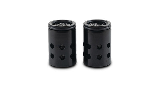 Vibrant Performance Barrel Style Catch Can Filter - 12 AN O-Ring - Black