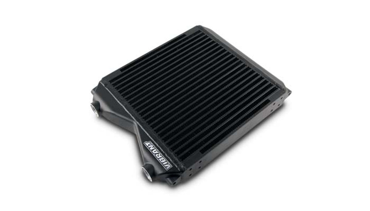 Vibrant Performance Dual Pass Fluid Cooler - 12 x 12 x 2 in - 12 AN Female O-Ring Inlet / Outlet - Black