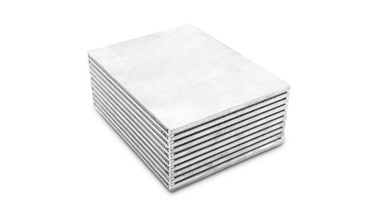 Vibrant Performance Horizontal Flow Intercooler Core - 10 x 8 x 4 in Tall