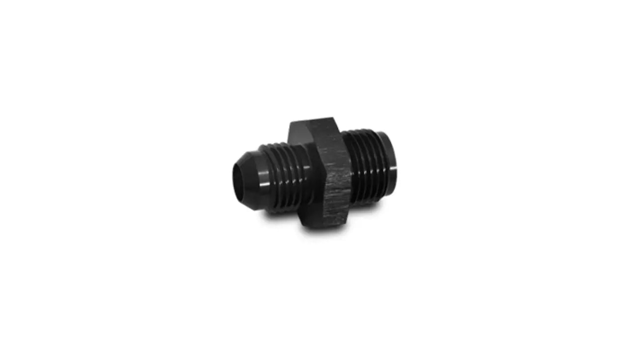 Vibrant Performance Straight 6 AN Male to 5/8-18 in Inverted Flare Male Steel Fitting - Zinc Plated