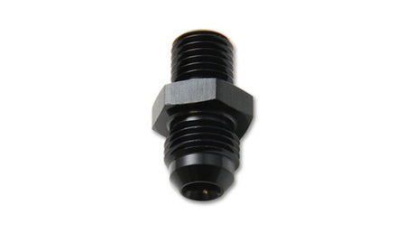 Vibrant Performance Straight 4 AN Male to 16 mm x 1.5 inverted Flare Male Fitting - Black