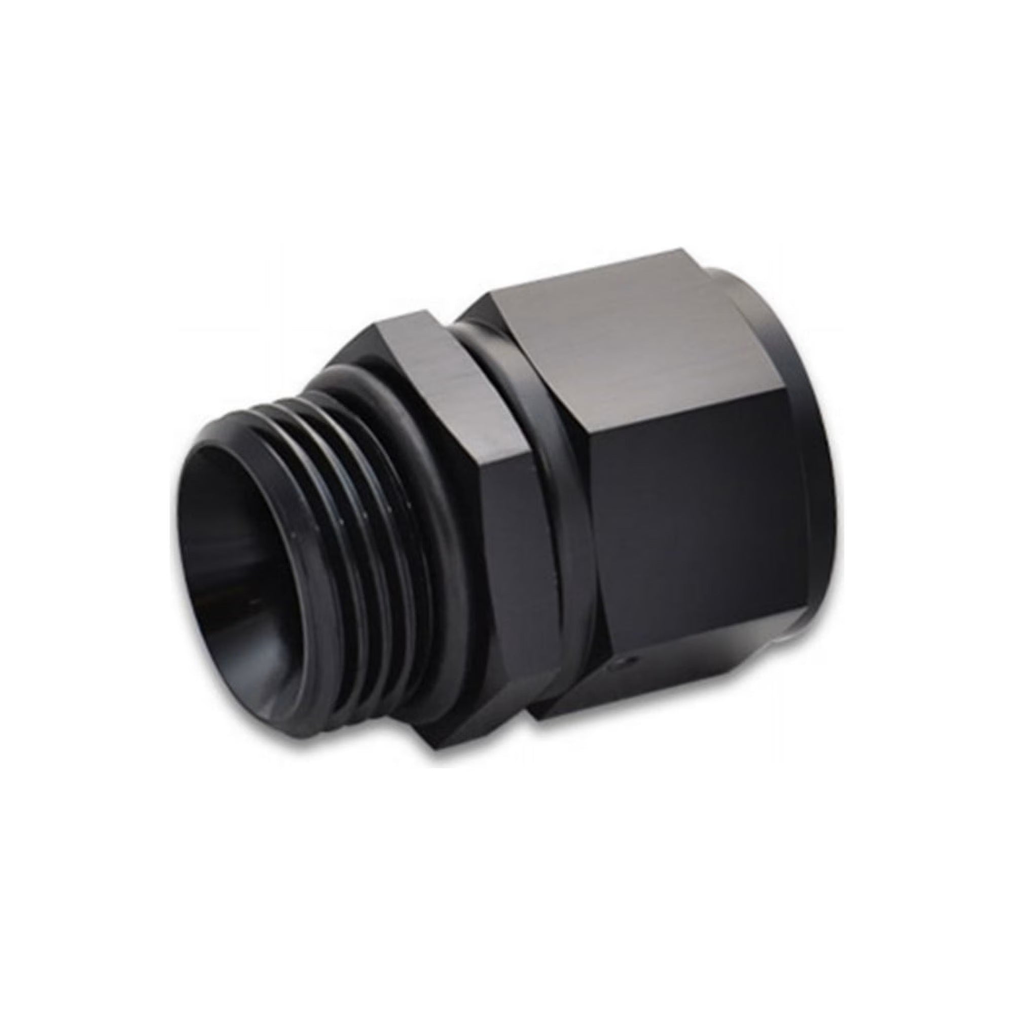 Vibrant Performance Straight 8 AN Female to 8 AN Male O-Ring Adapter Fitting - Black