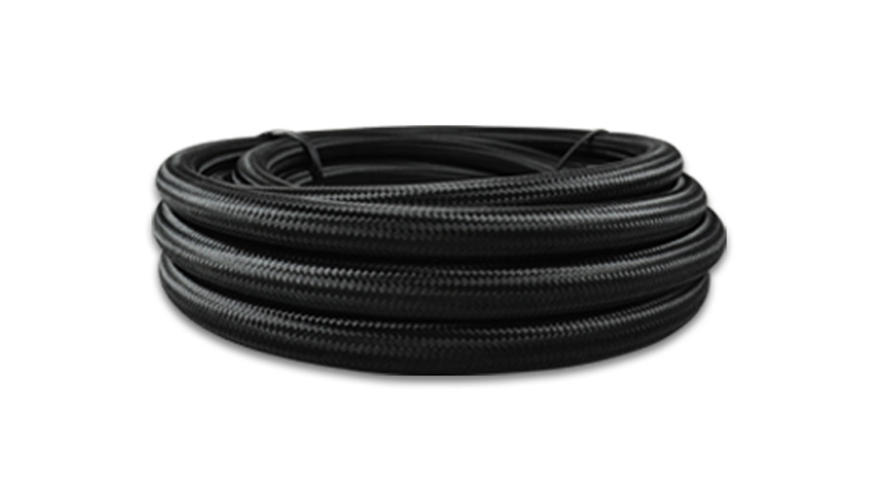 Vibrant Performance Braided Nylon / PTFE Hose - 12 AN - 20 ft - Black