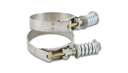 Vibrant Performance Stainless T-Bolt Hose Clamp - 3.22 to 3.52 in Range - 3 in ID Hose Couplers (Pair)