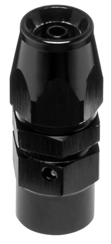 Vibrant Performance Straight 3 AN PTFE Hose to 3 AN Female Hose End - Black