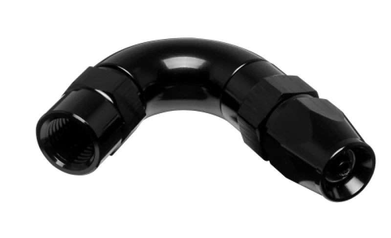Vibrant Performance 120 Degree 3 AN PTFE Hose to 3 AN Female Hose End - Black
