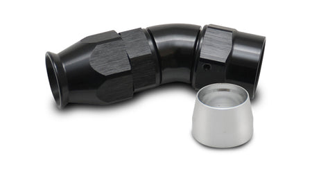 Vibrant Performance 30 Degree 6 AN PTFE Hose to 6 AN Female Hose End - Black