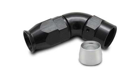 Vibrant Performance 60 Degree 10 AN PTFE Hose to 10 AN Female Hose End - Black