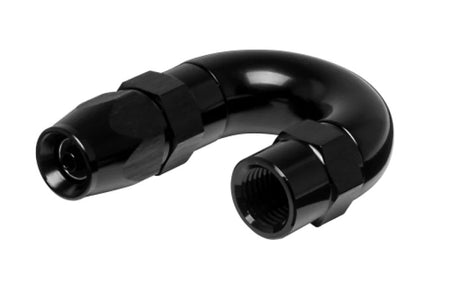 Vibrant Performance 180 Degree 3 AN PTFE Hose to 3 AN Female Hose End - Black
