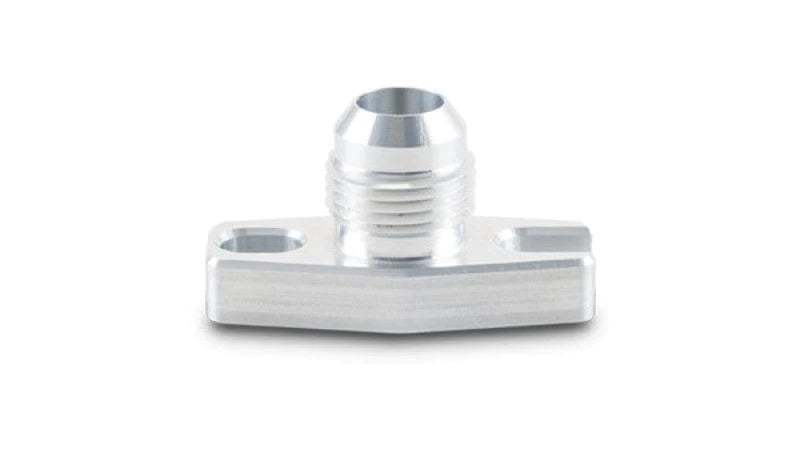 Vibrant Performance Oil Pan Drain Flange to 10 AN Male Straight Adapter Turbo Fitting - Natural - GT15 / GT35 Turbos