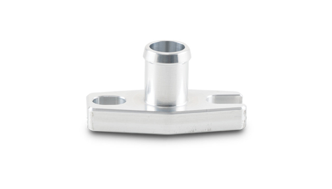 Vibrant Performance Turbo Oil Drain Flange - 5/8 in Hose Barb - Various Garrett / Borg Warner Applications