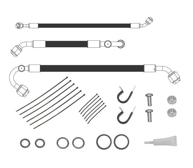 Vintage Air SureFit Air Conditioning Hose Kit - GM F-Body 1969 521292