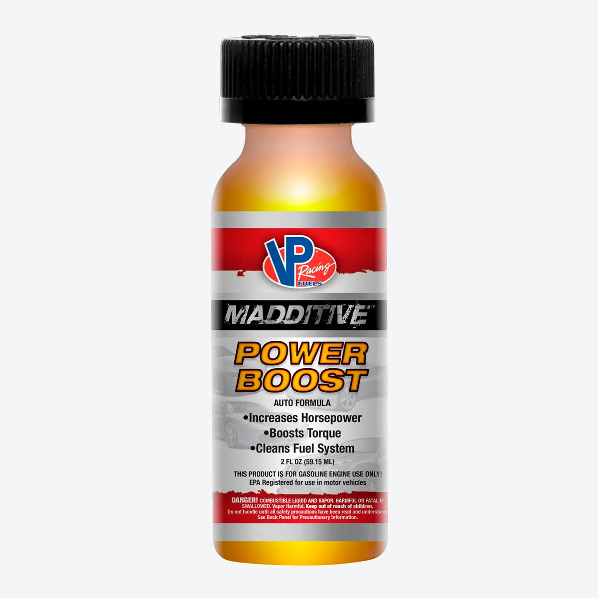 VP Racing MADDITIVE Power Boost Fuel System Cleaner - Gas - 2 oz Bottle