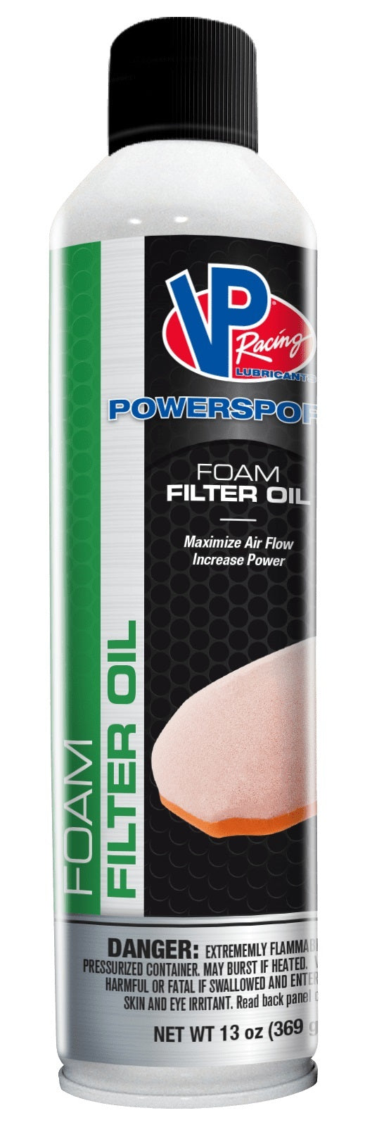 VP Racing Power Sport Air Filter Cleaner - Foam Filter - 13.00 oz Aerosol