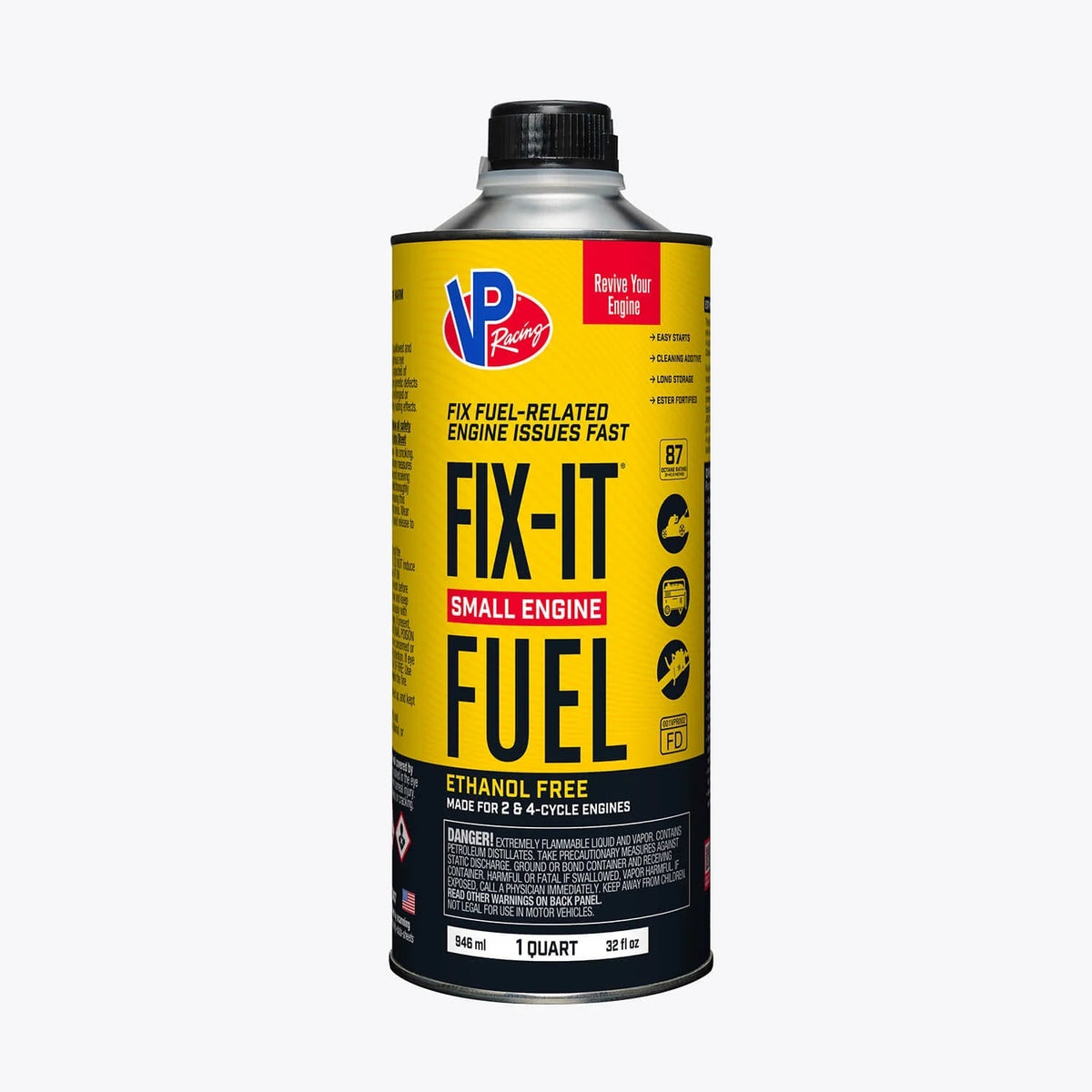 VP Racing Fix-It Fuel Premix 2 Cycle Fuel - 50 to 1 Mix - 1 Qt Can