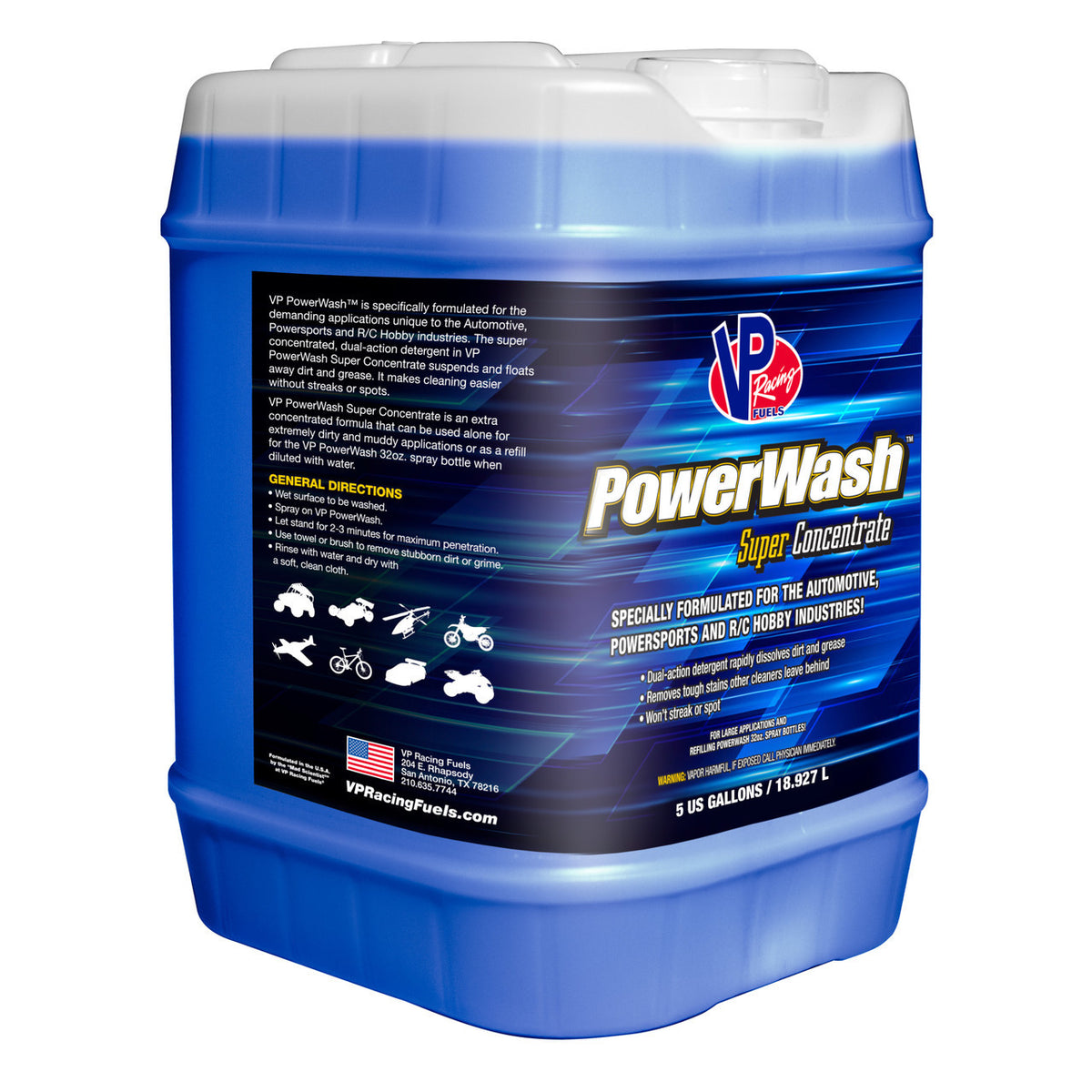 VP Racing PowerWash Concentrate - 5 Gallon Bucket