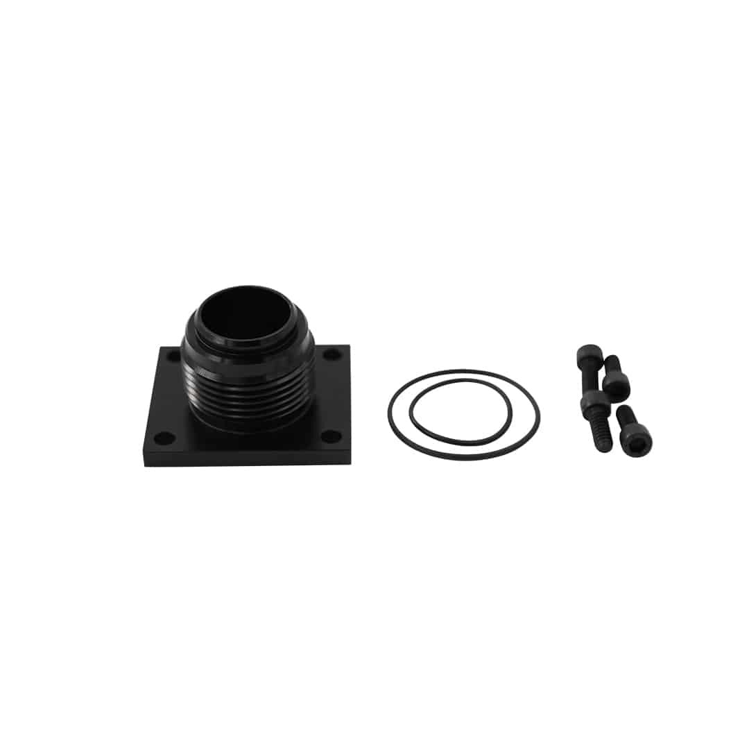 Waterman Lil Bertha Inlet 16 AN Male O-Ring Fitting - Black