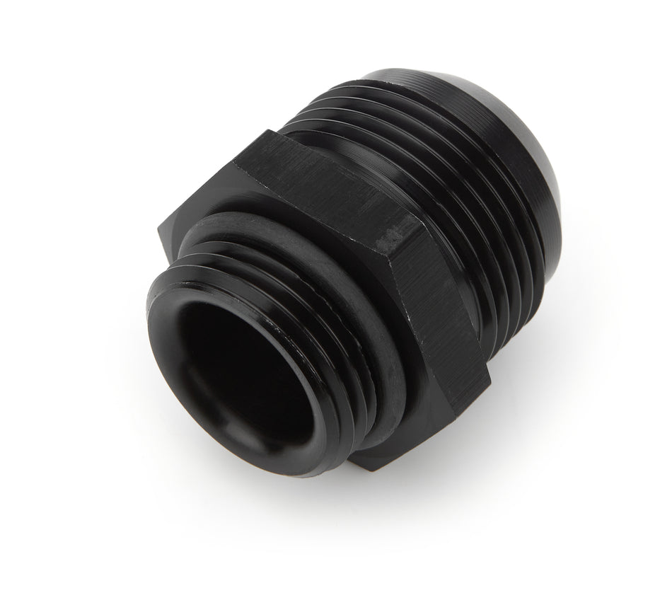Waterman Straight 12 AN Male O-Ring to 16 AN Male Fitting - Black