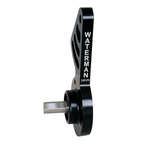Waterman Left Side Fuel Pump Belt Drive Tensioner Bracket - Black