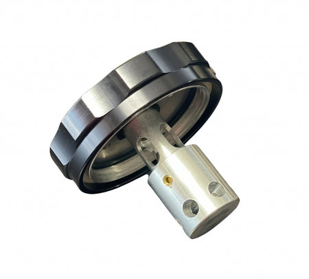 Willy's Screw-On Fuel Cell Filler Cap - Raised Cell Mount - 3-1/4 in OD - Vented - Roll Over Valve