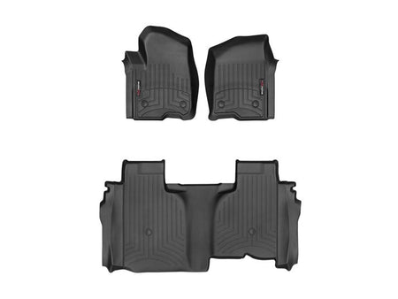 WeatherTech Front / 2nd Row Floor Liner - Black - GM Fullsize Truck 2019-24