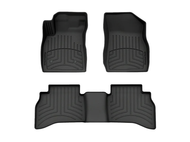 WeatherTech HP Front / 2nd Row Floor Liner - Black / Textured - GM Compact SUV 2021-25