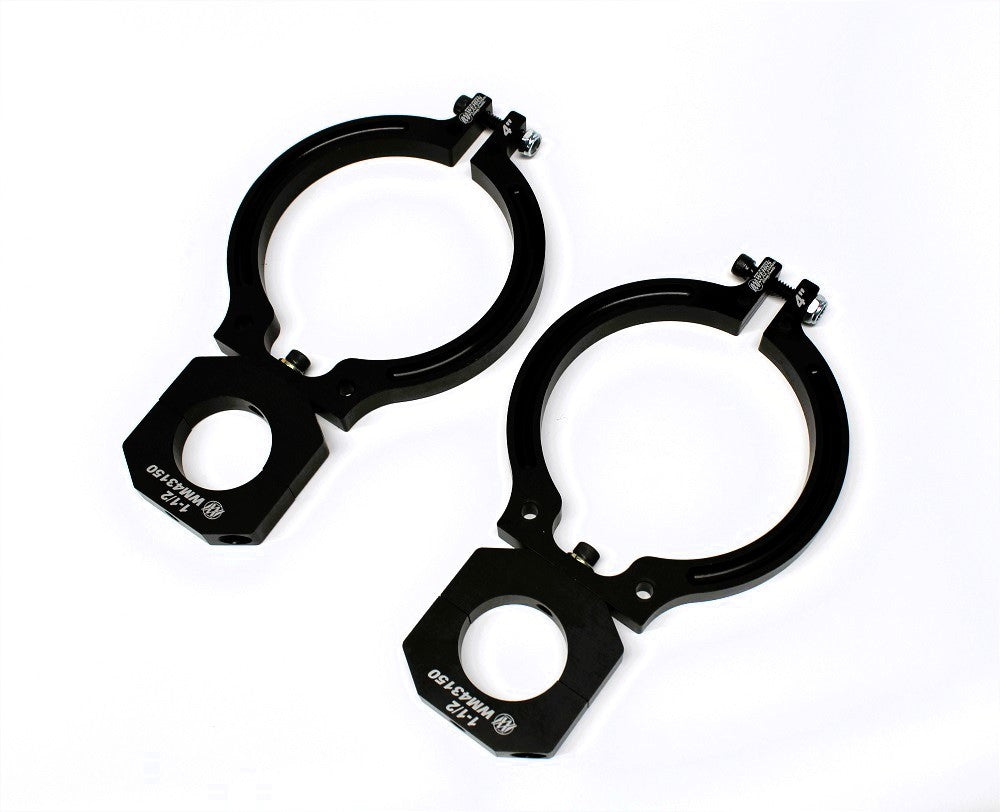 Wehrs Machine Nitrous Bottle Mount - 4 in ID - 1-1/2 in Tube Mount - Black