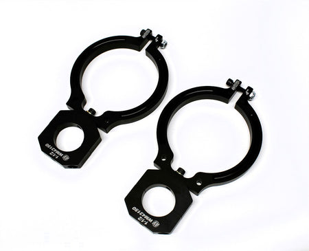 Wehrs Machine Nitrous Bottle Mount - 4 in ID - 1-1/2 in Tube Mount - Black