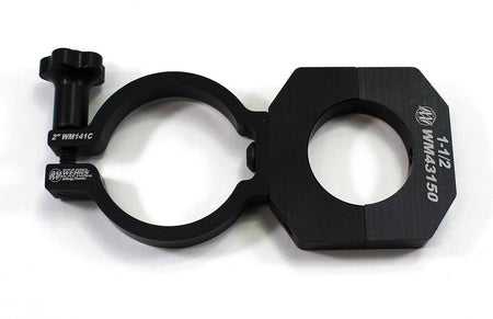 Wehrs Machine Clamp-On Shock Reservoir Bracket - Black - 1-1/2 in OD Tube Mount