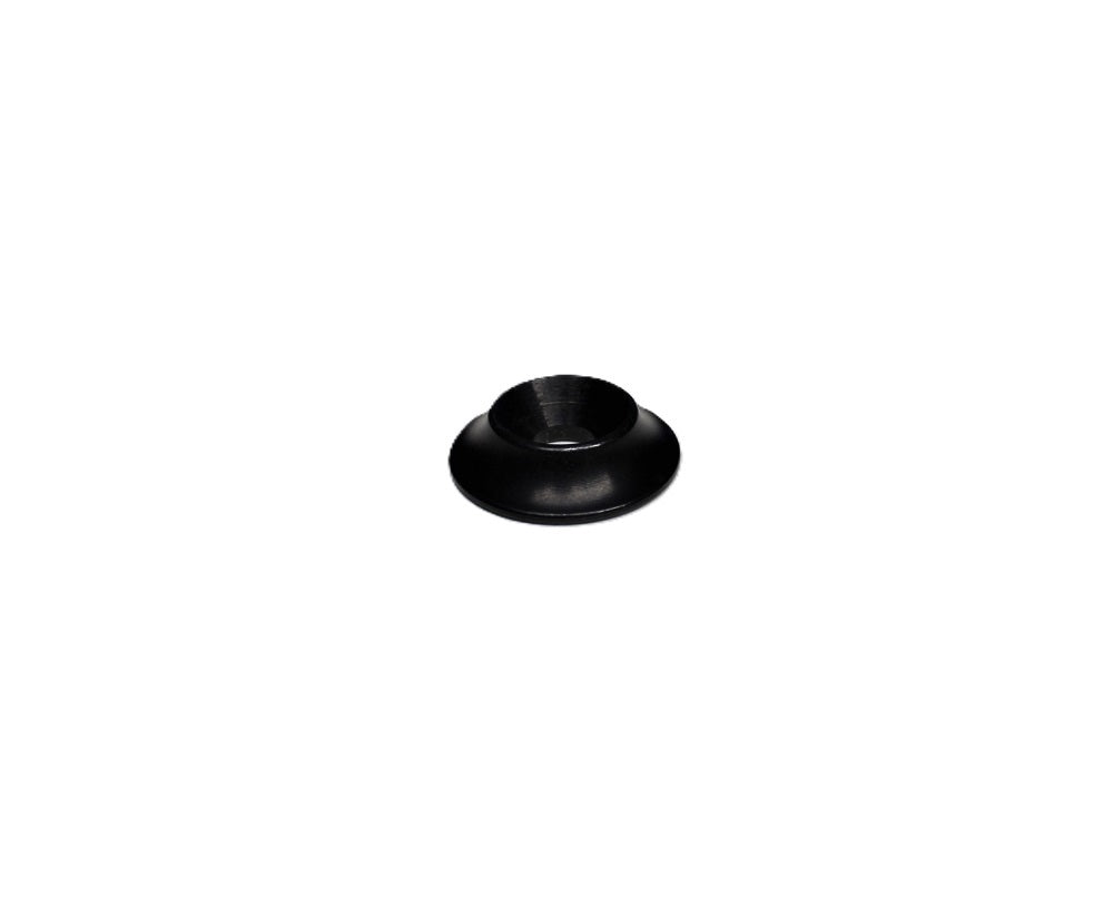 Wehrs Machine 0.25 in ID Aluminum Flat Washer - 1 in OD - Black