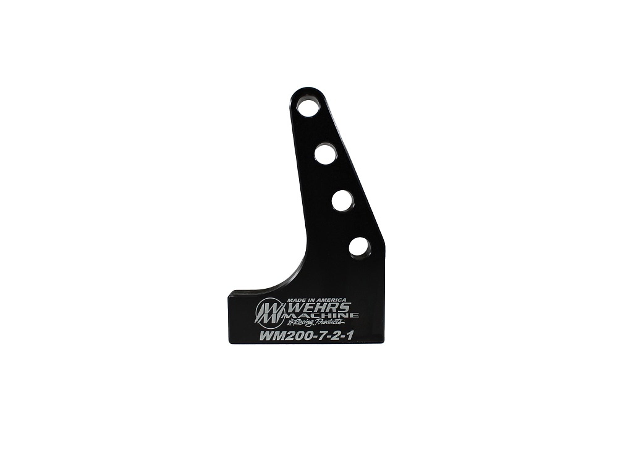Wehrs Machine Bolt-On Shock Mount - Drop Mount - 2 in Drop - 4 Hole - Black