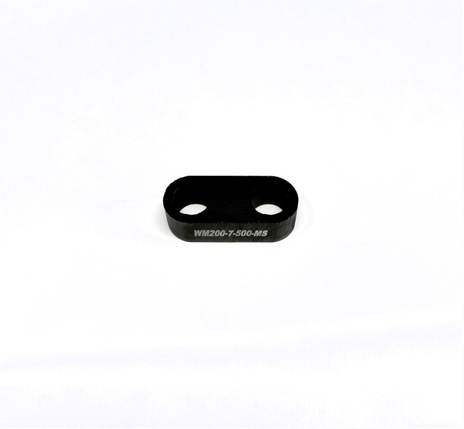 Wehrs Machine Bolt-On Shock Mount Spacer - 1/2 in Thick - Black Oxide