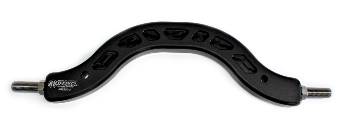 Wehrs Machine Drop Center Over The Top Panhard Bar - Adjustable - 17.5 in Long - Black