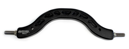 Wehrs Machine Drop Center Over The Top Panhard Bar - Adjustable - 17.5 in Long - Black