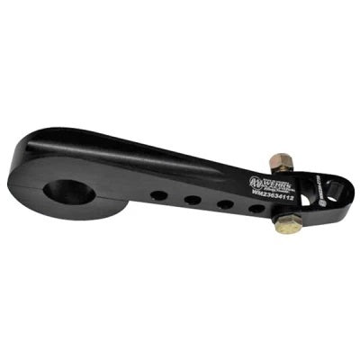 Wehrs Machine Steering Column Bracket - 1-3/4 in Diameter Tube - Clamp / Bolt-On - Black