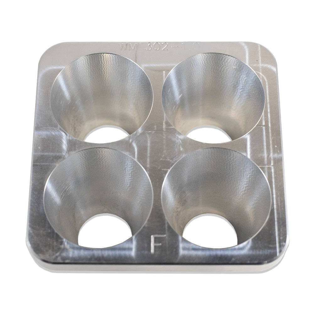 Wehrs Machine Aluminum Restrictor Plate Insert - 2 in Thick - 1.200 in Diameter Bore - Wehrs Machine Spacer System