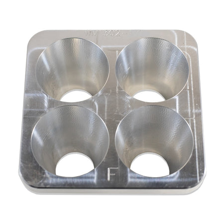 Wehrs Machine Aluminum Restrictor Plate Insert - 2 in Thick - 1.200 in Diameter Bore - Wehrs Machine Spacer System