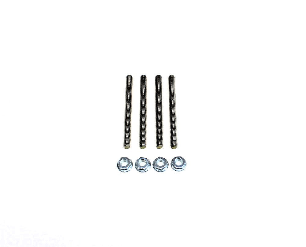 Wehrs Machine Carburetor Stud Kit - 5/16-18 in Thread - 3.493 in Long - Hex Nuts