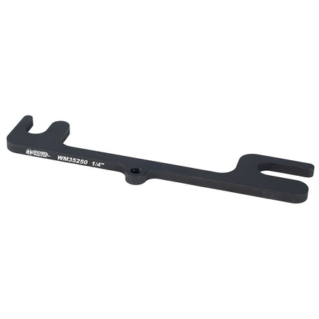 Wehrs Machine Upper Control Arm Shim - 6 in Center Spacing - 1/4 in - Black