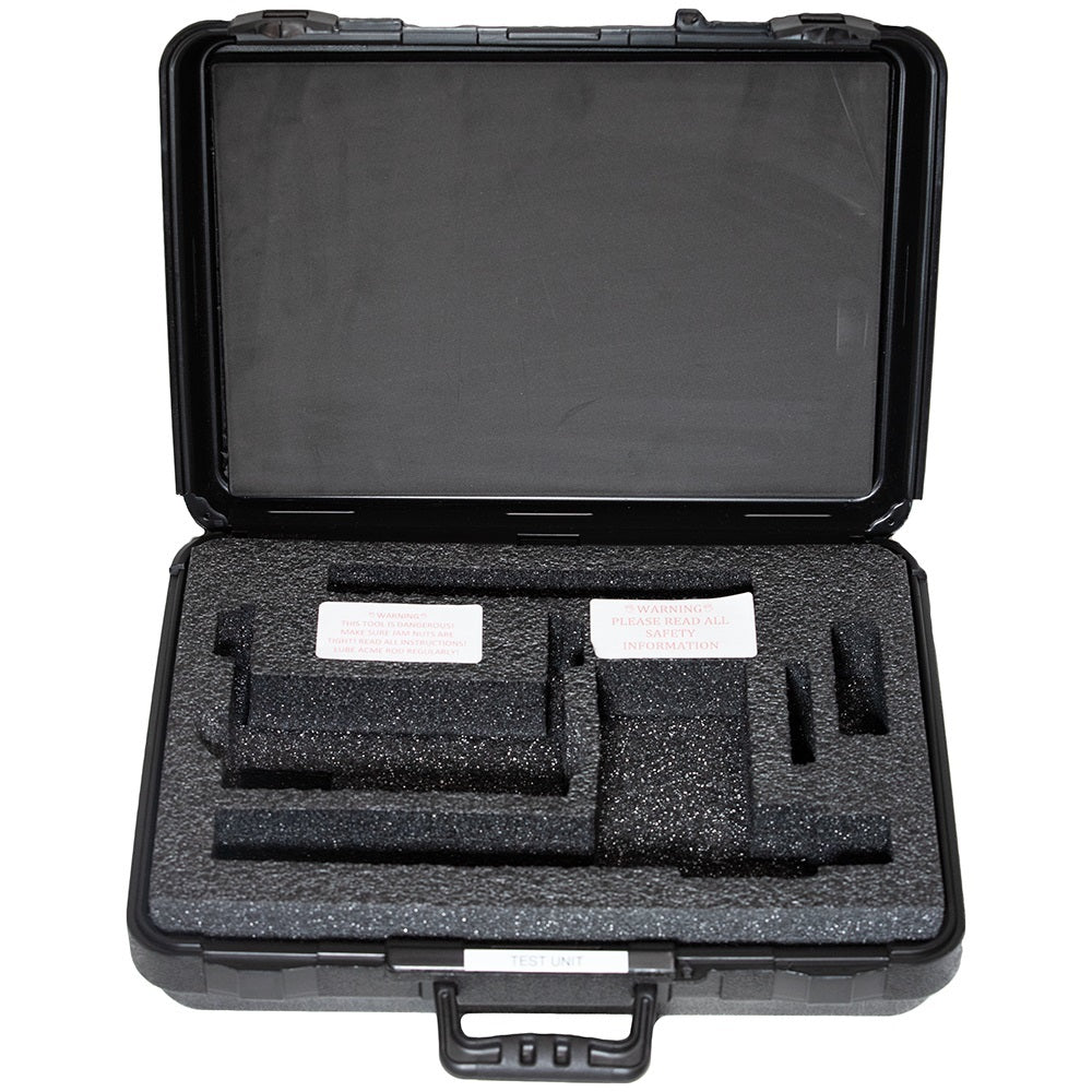 Wehrs Machine Suspension Load Stick Case - 21 x 16 x 8 in - Foam Lined - Black