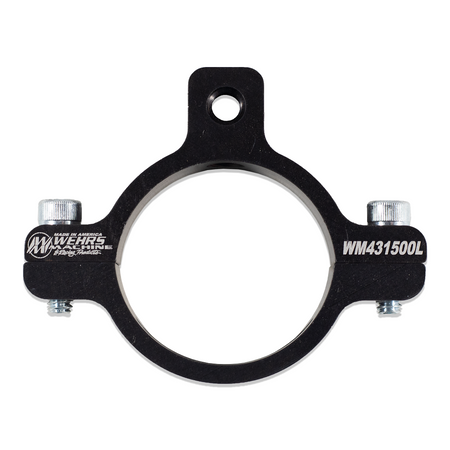 Wehrs Machine Clamp-On Roll Bar Accessory Clamp - Single 1/4-20 in Hole - Black - 1-1/2 in OD Tube
