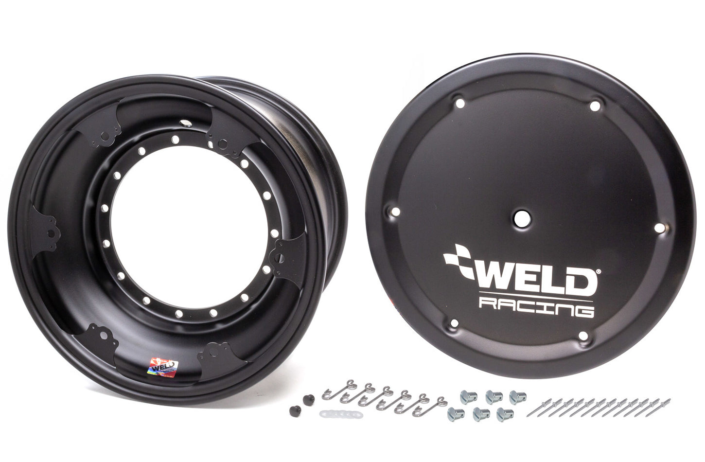 Weld Racing Direct Mount Aluminum Wheel w/ Cover - 15 x 8 in - 5.000 in Backspace - 5 x 9.75 in Bolt Pattern - Black