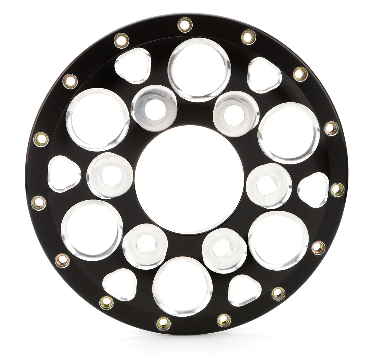 Weld Racing Magnum 6-Pin Wheel Center - Black / Machined - 15 in Wheel