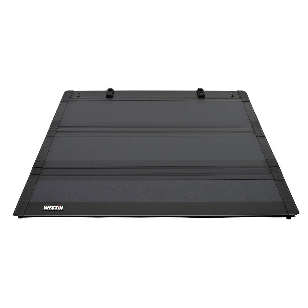 Westin Tri-Fold Tonneau Cover - Locking Rail - Black - 5 ft 10 in Bed - GM Fullsize Truck 2019-22
