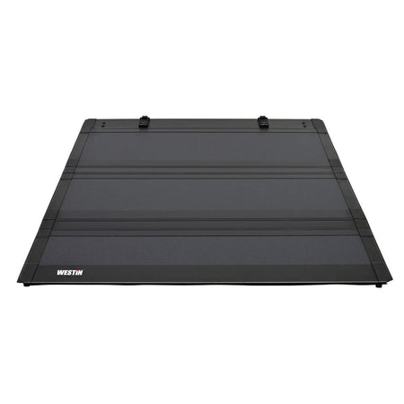 Westin Tri-Fold Tonneau Cover - Locking Rail - Black - 5 ft 10 in Bed - GM Fullsize Truck 2019-22