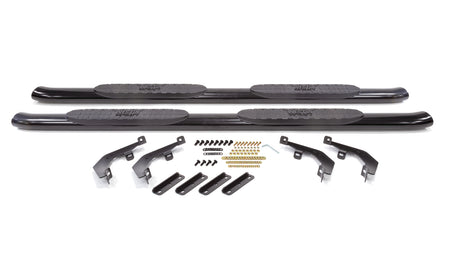 Westin Pro Traxx Oval Step Bars - 4 in OD - Black - Super Cab - Ford Fullsize Truck 2015