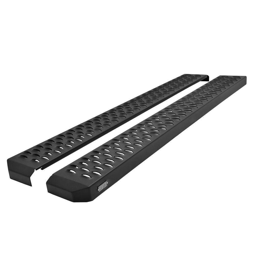 Westin Grate Step Bars - 6-1/4 in Wide - Black Textured - Universal (Pair)