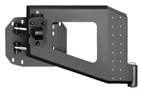 Westin WJ2 Tailgate Mount Spare Tire Carrier Mount - Black Textured - Jeep Wrangler JL 2018-24