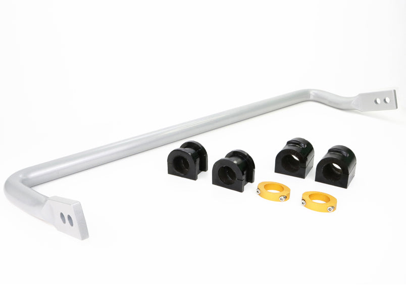 Whiteline Performance Heavy Duty 2 Point Adjustable Rear Sway Bar - 27 mm Diameter - Silver - Mazda 3 2007-13