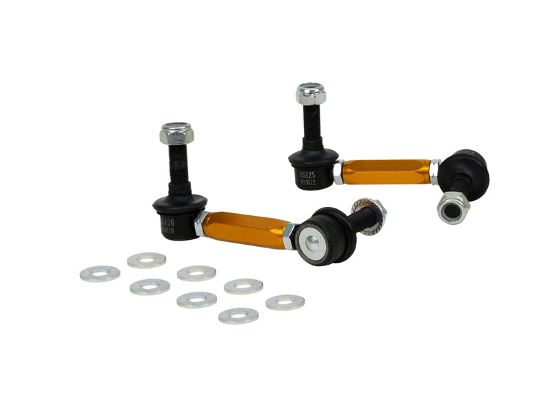 Whiteline Performance Adjustable Rear End Link - Gold / Black - Kia Stinger 2018-23 (Pair)
